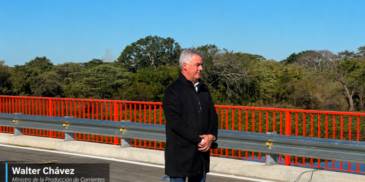 Walter Chávez: Esta obra nos obliga a pensar en grande y fortalecer la integración entre Santa Fe y Corrientes.