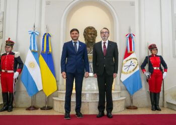 Pullaro recibió al embajador de Ucrania en Argentina.