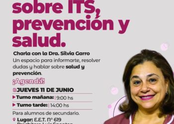 VILLA OCAMPO: CHARLA SOBRE ITS, PREVENCIÓN Y SALUD PARA ESTUDIANTES SECUNDARIOS.