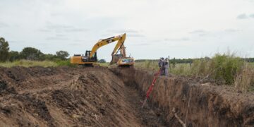 Agua potable para el norte: la obra del Acueducto Reconquista hacia Garabato llega al 65 % de avance.