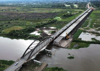 El nuevo Puente Carretero es la obra vial en construcción más larga de Argentina y la segunda de Sudamérica.