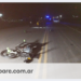 Accidente en Villa Ana: tres personas hospitalizadas tras una colisión entre un automóvil y una motocicleta.