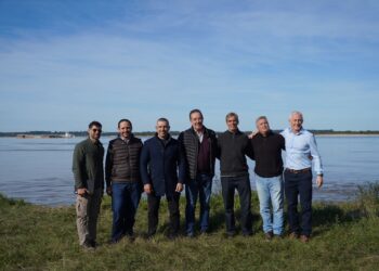 Autoridades recorrieron las obras que integrarán el corredor de acceso a Puerto Ocampo y la futura conexión con Bella Vista.