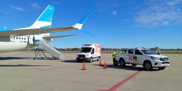 27 vuelos sanitarios consolidan al Aeropuerto Internacional de Rosario como pieza clave de la logística provincial.