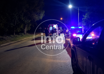 Villa Ocampo: un menor resultó herido tras un choque entre un automóvil y una motocicleta.
