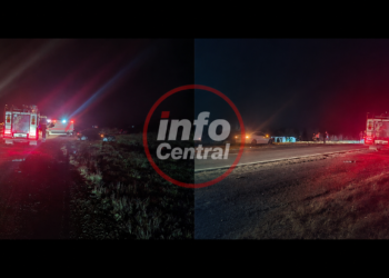 Triple colisión sobre la Ruta Nacional 11 dejó dos personas lesionadas en Villa Ocampo.