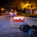LAS TOSCAS: Motociclista resultó lesionado tras un choque entre una camioneta y una moto.