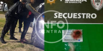 Aprehenden a un hombre con marihuana durante un patrullaje en Villa Ocampo.