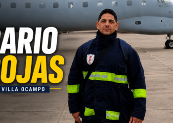 Darío Rojas: el bombero ocampense que representó a Santa Fe en el rescate internacional en Venezuela.
