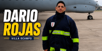 Darío Rojas: el bombero ocampense que representó a Santa Fe en el rescate internacional en Venezuela.