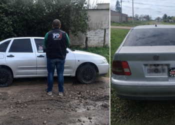 Recuperaron en Tacuarendí un Volkswagen Polo sustraído en Villa Ocampo tras una investigación de la PDI.