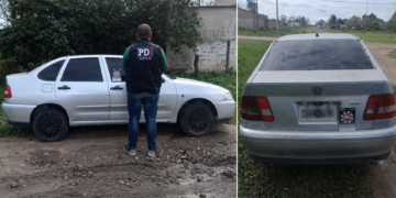 Recuperaron en Tacuarendí un Volkswagen Polo sustraído en Villa Ocampo tras una investigación de la PDI.
