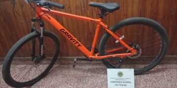 Aprehendieron a un hombre tras recuperar una bicicleta que había sido robada en Las Toscas.