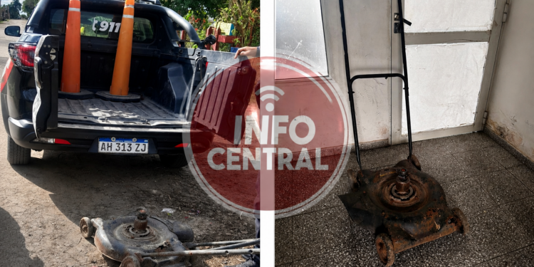 Villa Ocampo: recuperan una cortadora de césped robada y buscan al presunto autor.