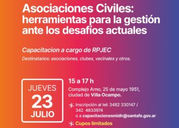Capacitación para instituciones de la sociedad civil sobre formalización y regulación.