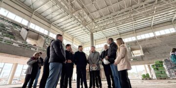 Pullaro recorrió obras de los Juegos Suramericanos en Rafaela: “Estas construcciones expresan una provincia que se pone de pie”.