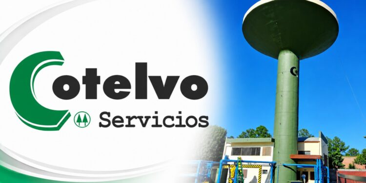 COTELVO realiza la limpieza integral del tanque elevado y advierte por baja presión y cortes temporarios de agua.