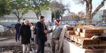 Pullaro supervisó las obras de los Juegos Suramericanos en Rosario: “Estamos muy entusiasmados porque avanzan como habíamos esperado”.