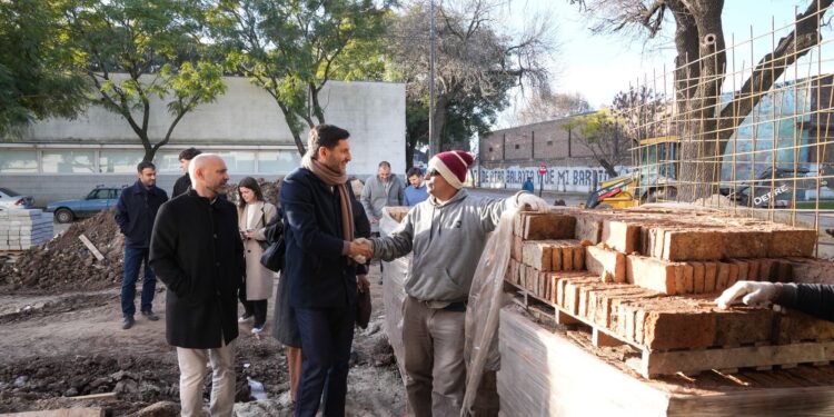 Pullaro supervisó las obras de los Juegos Suramericanos en Rosario: “Estamos muy entusiasmados porque avanzan como habíamos esperado”.