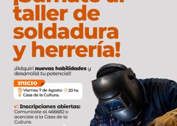 ABREN LAS INSCRIPCIONES PARA EL TALLER DE SOLDADURA Y HERRERÍA EN VILLA OCAMPO.
