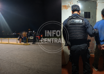Un joven fue aprehendido tras un desorden y una denuncia por la agresión a un niño.