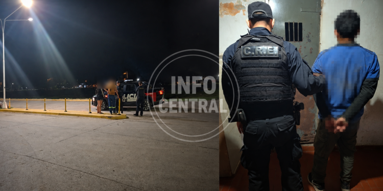 Un joven fue aprehendido tras un desorden y una denuncia por la agresión a un niño.