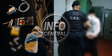 Villa Ocampo: detienen a un hombre con cinco envoltorios de presunta cocaína ocultos entre sus prendas