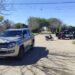 LAS TOSCAS: UNA MUJER FUE TRASLADADA AL SAMCO TRAS UN CHOQUE ENTRE UNA MOTO Y UNA CAMIONETA.