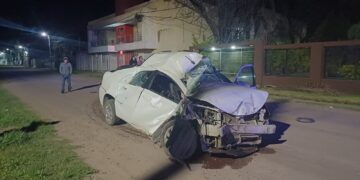 VILLA OCAMPO: UN JOVEN DE 18 AÑOS FUE DERIVADO A RECONQUISTA TRAS PERDER EL CONTROL DE SU AUTOMÓVIL.
