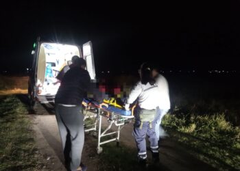 VILLA OCAMPO: ACCIDENTE ENTRE UNA MOTOCICLETA Y UNA BICICLETA DEJÓ DOS LESIONADOS.