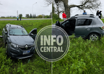 San Antonio de Obligado: Despiste en Ruta Nacional 11: un automovilista de Villa Ocampo resultó ileso.