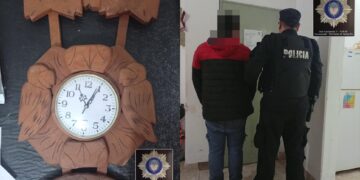 Tacuarendí: aprehendieron a un joven acusado de sustraer varios elementos de una vivienda.
