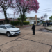 Villa Ocampo: motociclista fue hospitalizado tras un choque entre una moto y un automóvil.