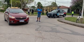 VILLA OCAMPO: UNA CICLISTA FUE TRASLADADA AL SAMCO TRAS CHOCAR CON UN AUTOMÓVIL.