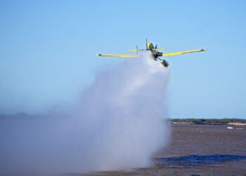 Coudannes sobre la nueva flota área para combatir incendios: “Cuando se administra con honestidad, la plata alcanza para hacer inversiones que parecían imposibles”.