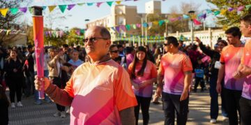 Juegos Suramericanos 2026: la Antorcha llegó a Villa Ocampo y continúa hacia Reconquista.