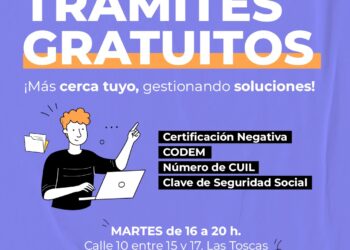 Las Toscas: Continúan los trámites gratuitos y se suman nuevas gestiones en la oficina de la Diputada Mancini.