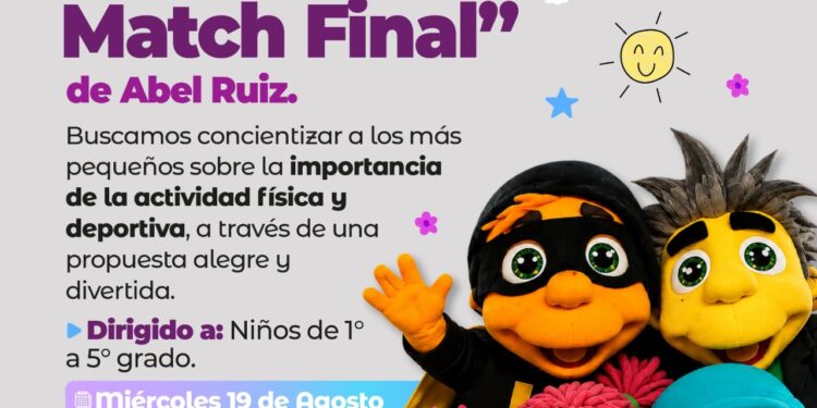 Villa Ocampo celebra el Mes de las Infancias con la obra de títeres “El Match Final”.