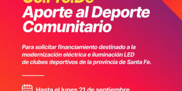 NUEVA CONVOCATORIA DEL PROGRAMA Co.Pro.De. “APORTE AL DEPORTE COMUNITARIO”.