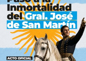 VILLA OCAMPO CONMEMORARÁ EL PASO A LA INMORTALIDAD DEL GENERAL JOSÉ DE SAN MARTÍN.