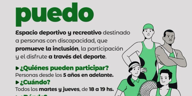 VILLA OCAMPO IMPULSA EL PROGRAMA “YO TAMBIÉN PUEDO”, UN ESPACIO DEPORTIVO Y RECREATIVO PARA PERSONAS CON DISCAPACIDAD.