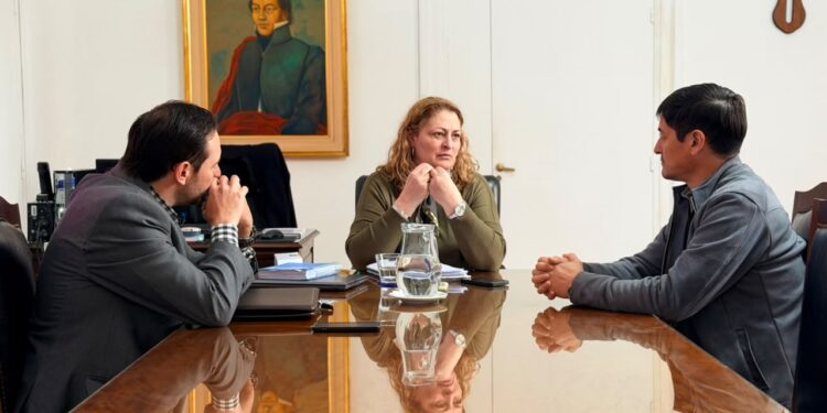 EL INTENDENTE CRISTIAN MAREGA MANTUVO UNA REUNIÓN DE TRABAJO CON LA MINISTRA DE SALUD SILVIA CIANCIO.