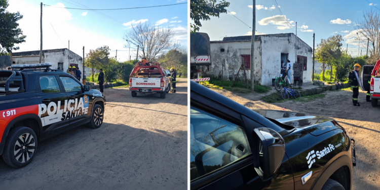 LAS TOSCAS: UNA VELA ENCENDIDA CAYÓ SOBRE UNA CAMA Y PROVOCÓ UN INCENDIO.