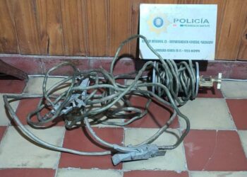 VILLA OCAMPO: RECUPERARON UNA PUESTA A TIERRA DE COBRE SUSTRAÍDA DE UN VEHÍCULO DE LA EPE.