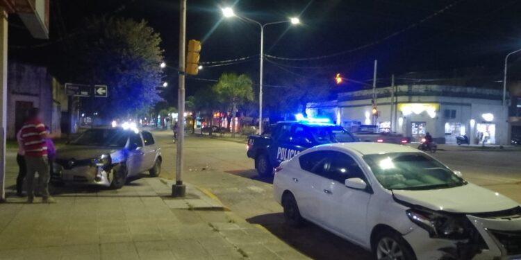 VILLA OCAMPO | ACCIDENTE DE TRÁNSITO EN AVENIDA SAN MARTÍN Y ALBERDI.