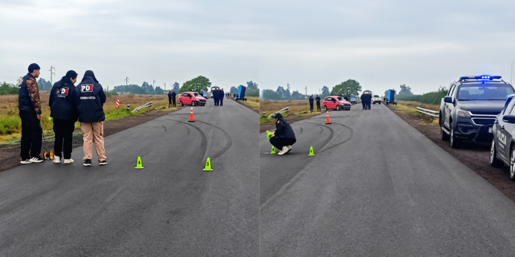 TACUARENDÍ: TRES PERSONAS RESULTARON HERIDAS EN UN ACCIDENTE SOBRE LA RUTA NACIONAL 11.