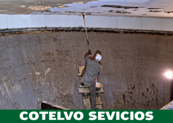 VILLA OCAMPO: FINALIZARON LOS TRABAJOS EN EL TANQUE ELEVADO DE COTELVO SERVICIOS.