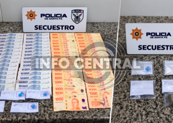 LAS TOSCAS: APREHENDEN A UN JOVEN CON COCAÍNA Y MARIHUANA.