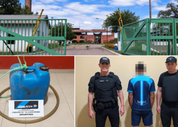 VILLA GUILLERMINA: APREHENDEN A UN HOMBRE TRAS SER SORPRENDIDO DENTRO DE UN PREDIO.
