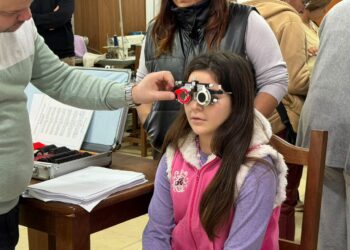 Vecinos de Hardy, San Antonio de Obligado y Villa Ocampo accedieron a controles de Salud Visual.